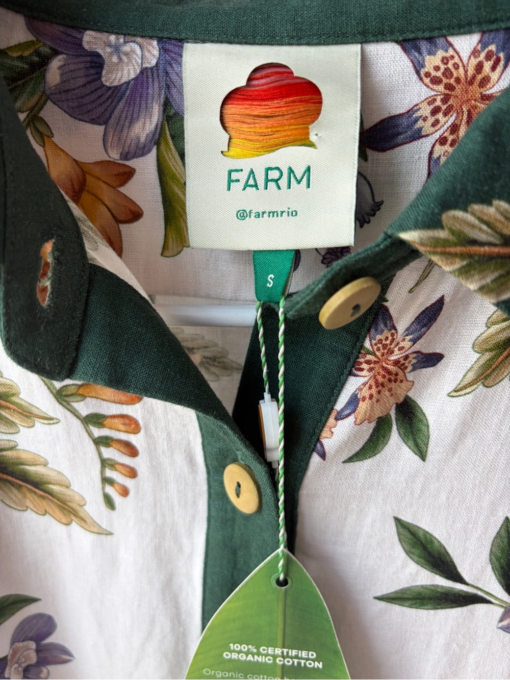 Farm Rio: NATURE SAND SHIRT - Picture 7 of 9